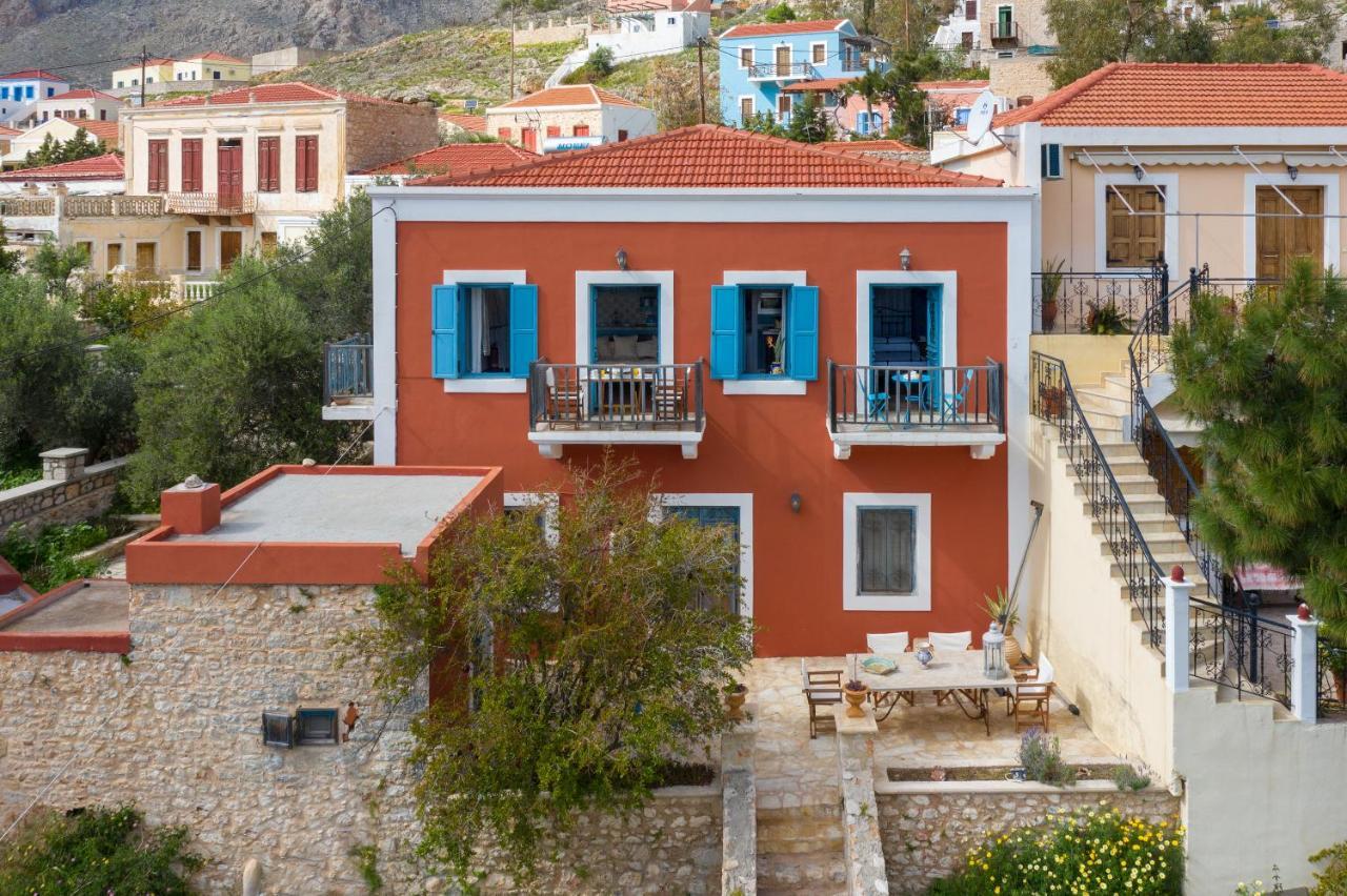 Villa Katingo Chalki Town Exterior foto
